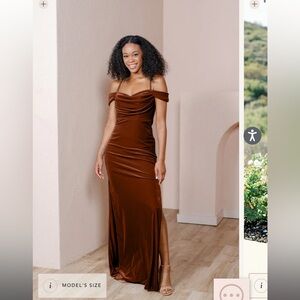 Revelry Sienna Velvet Dress